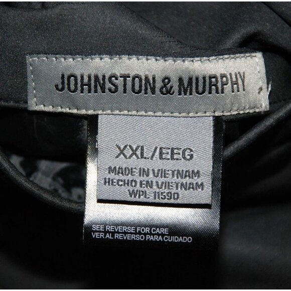 Johnston & Murphy Men's Reversible Vest Jacket Size XXL Black Gray Full Zip - Picture 11 of 13